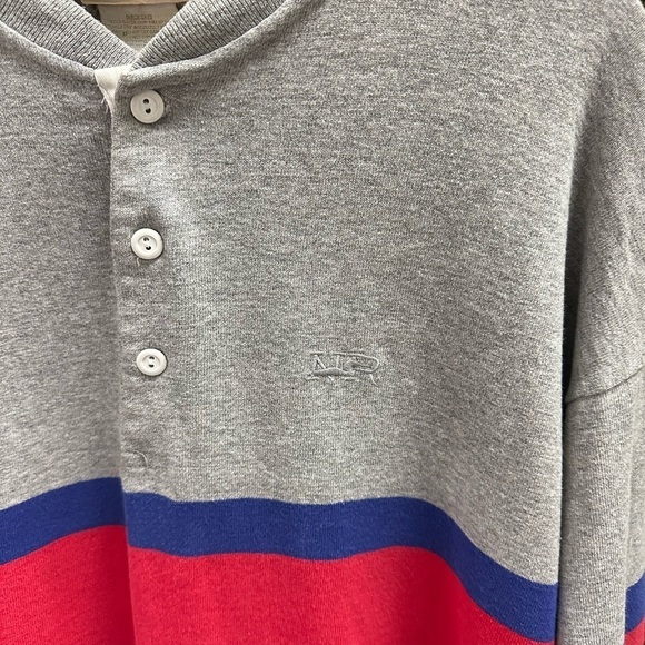 Vintage Northern Reflections Henley Long Sleeve T-shirt Large - Picture 4 of 4